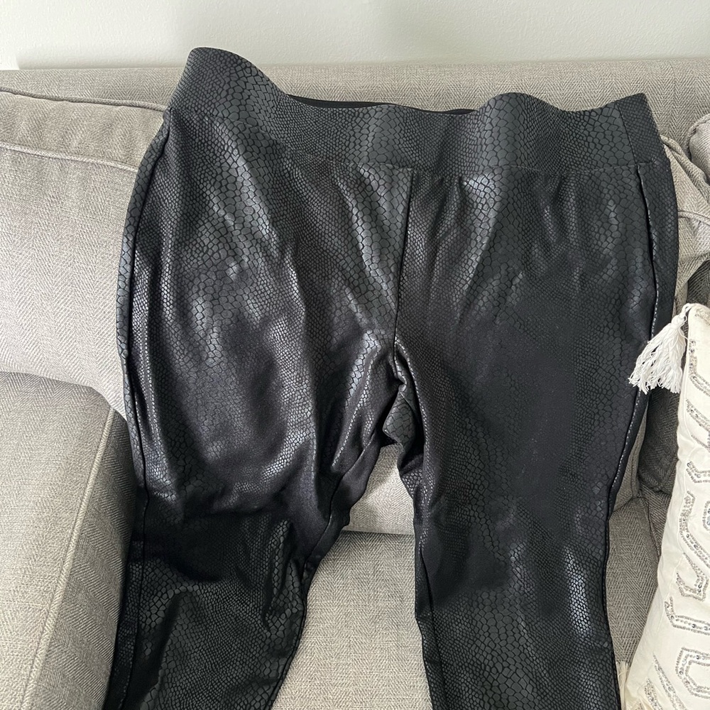 Torrid Black Snakeskin Leggings